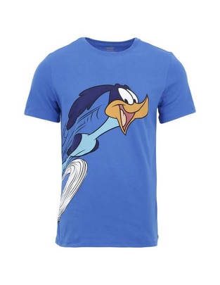 Playera manga corta Trendy cuello redondo para mujer Playera manga corta Trendy cuello redondo para mujer