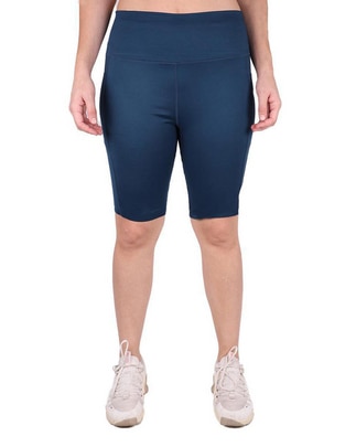 Short con bolsillos Biker para correr mujer Short con bolsillos Biker para correr mujer