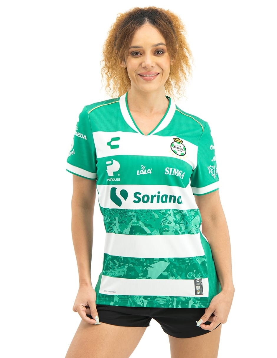 Jersey de Club Santos Laguna local manga corta Charly para mujer