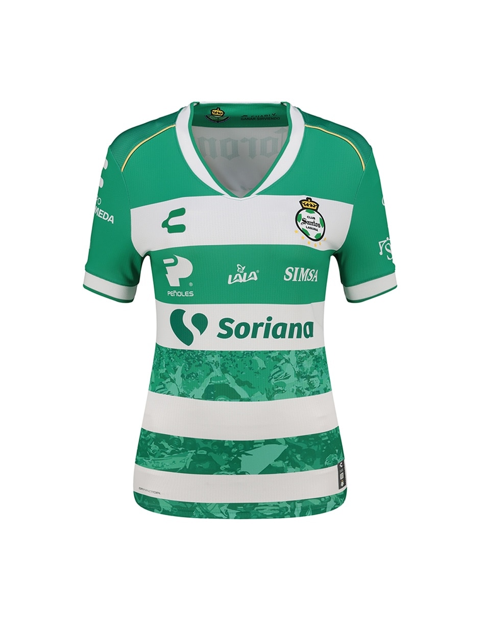 Jersey de Club Santos Laguna local manga corta Charly para mujer