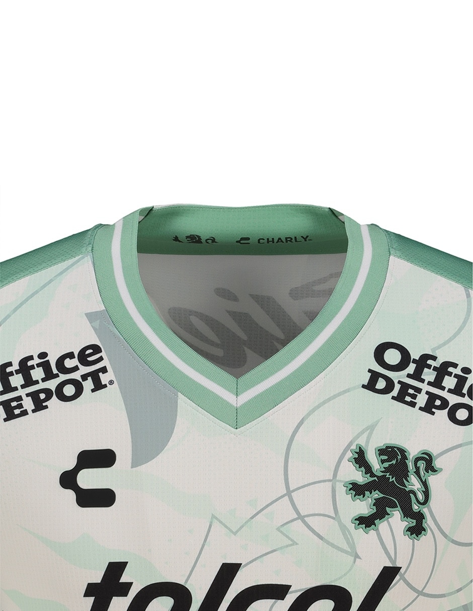 Jersey de Club León visitante manga corta Charly para hombre