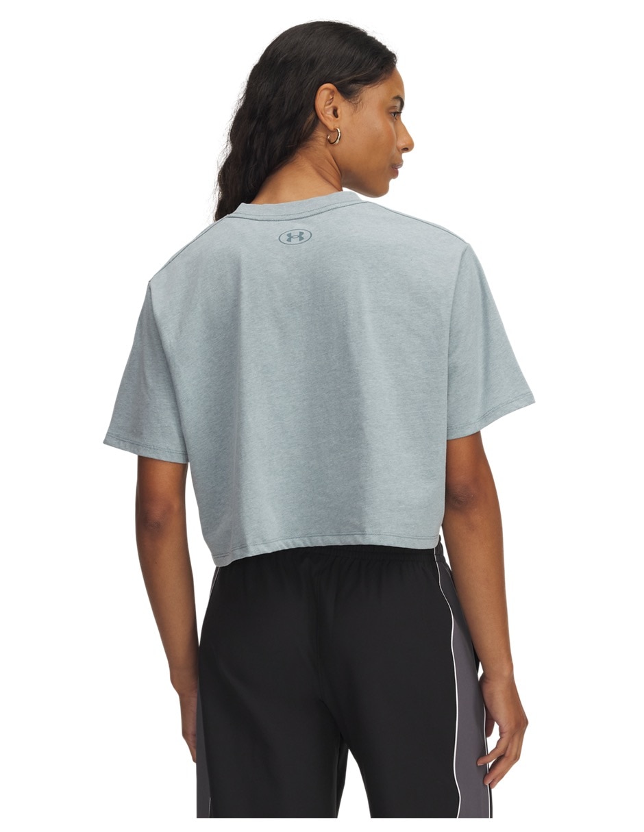 Playera deportiva para entrenamiento UA Rival SS de mujer 3