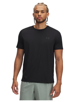 Playera deportiva para correr Ua Launch Elite ShortsLeeve de hombre