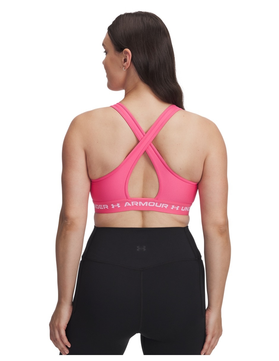 Top deportivo Under Armour Crossback Mid Bra para entrenamiento mujer
