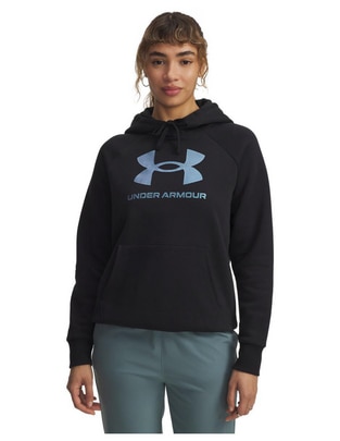 Sudadera Ua Rival Flc Shimmer Hdy con capucha para mujer Sudadera Ua Rival Flc Shimmer Hdy con capucha para mujer
