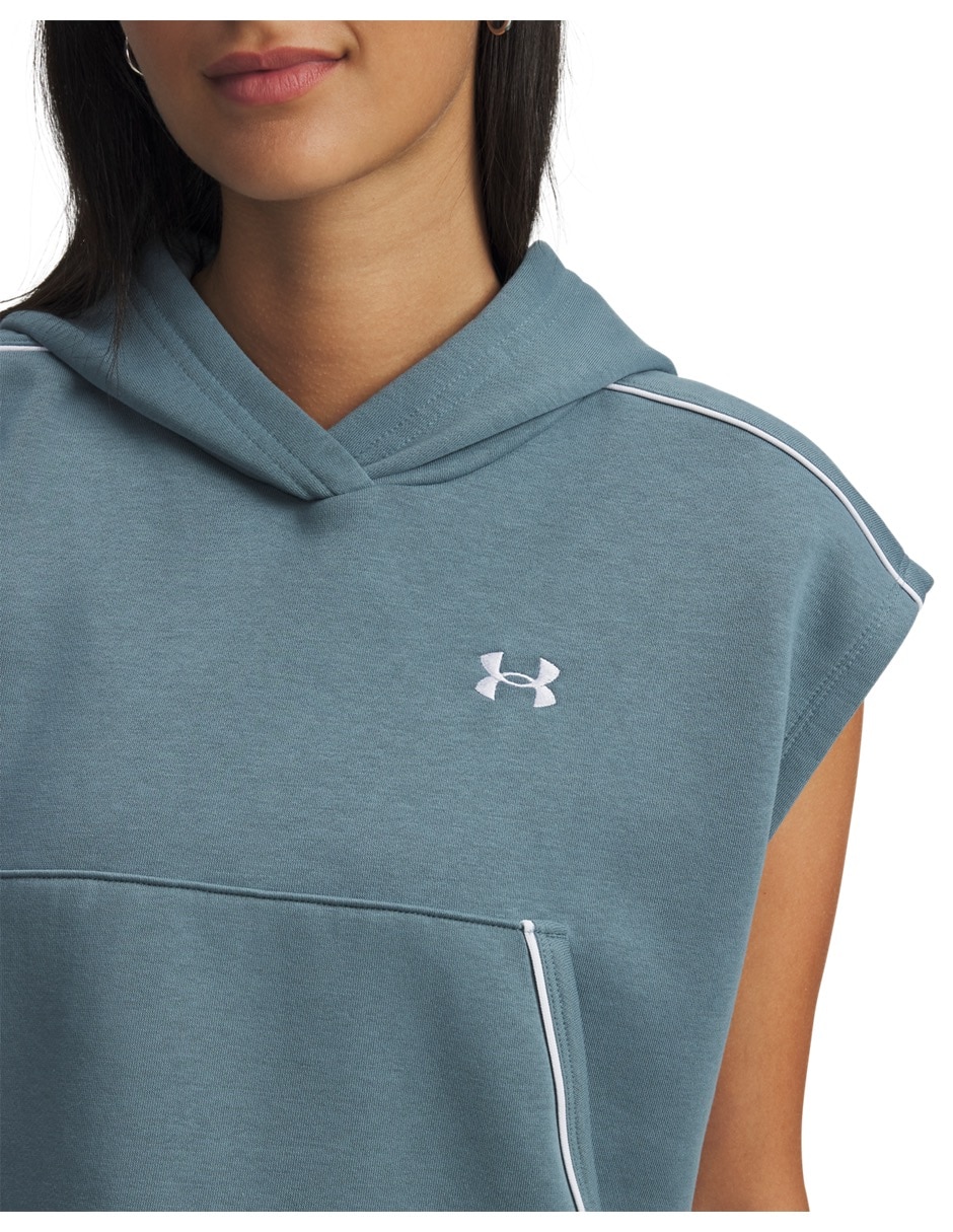 Sudadera Rival Fleece Piped Sl Hd con capucha para mujer 3