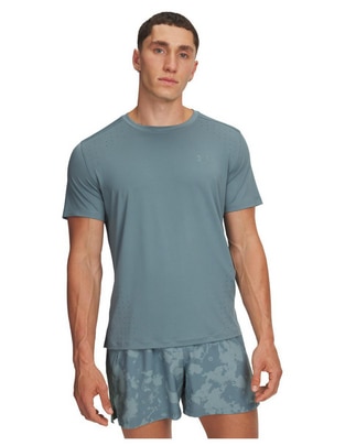 Playera deportiva para correr UA LAUNCH ELITE SHORTSLEEVE de hombre