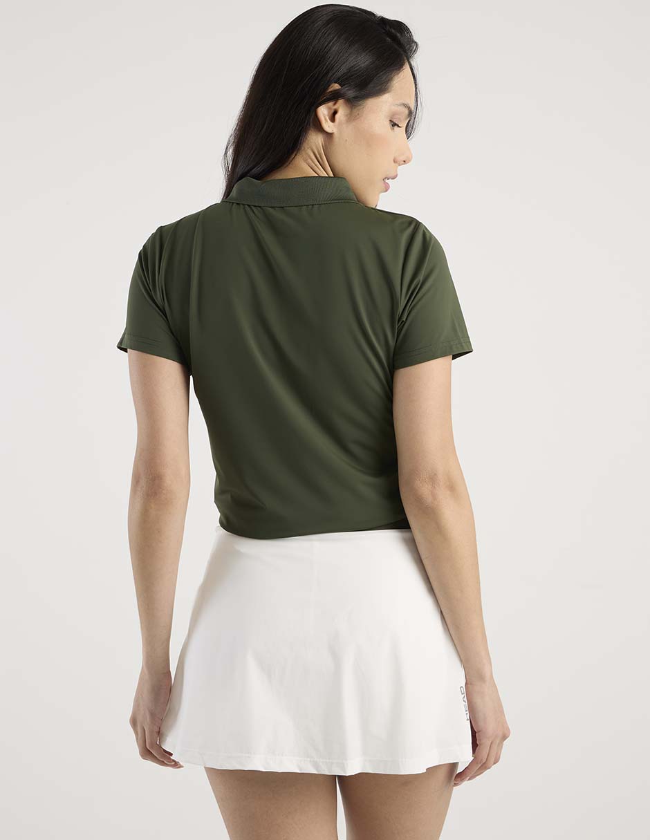 Playera tipo polo tennis para mujer 2