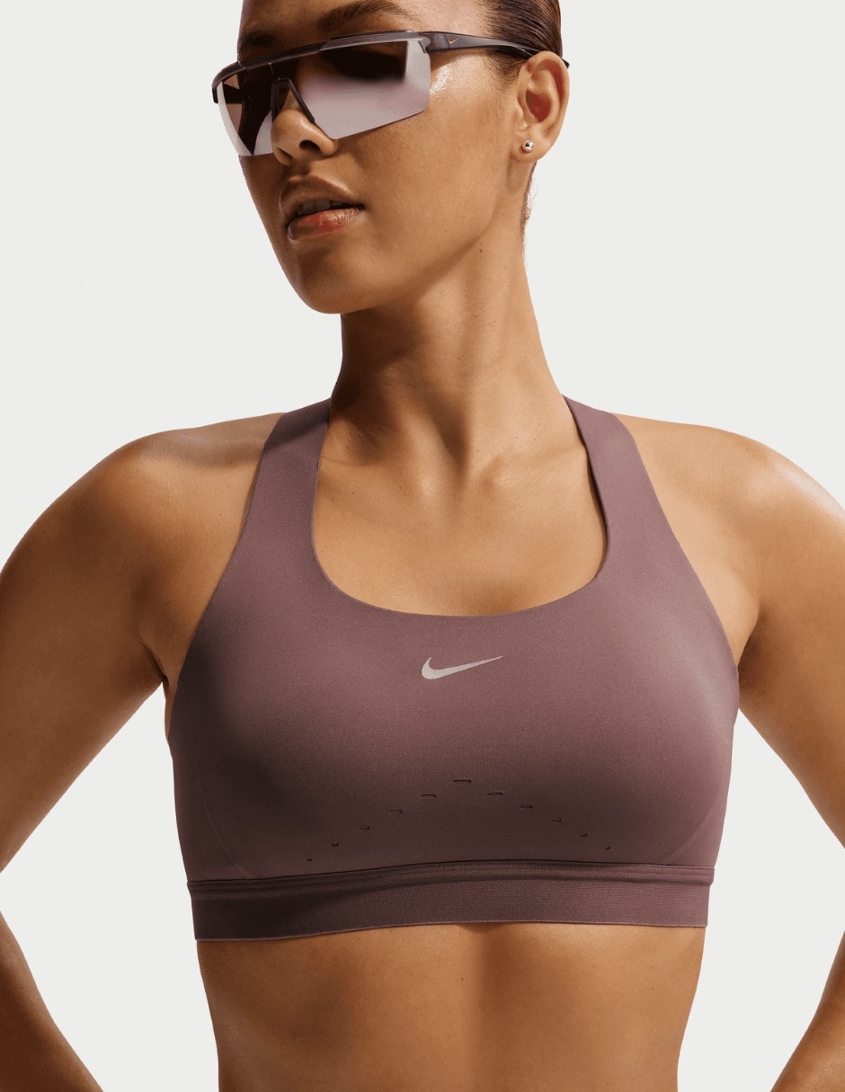 Top deportivo Nike W NK Swift HS Bra HM522 para entrenamiento mujer