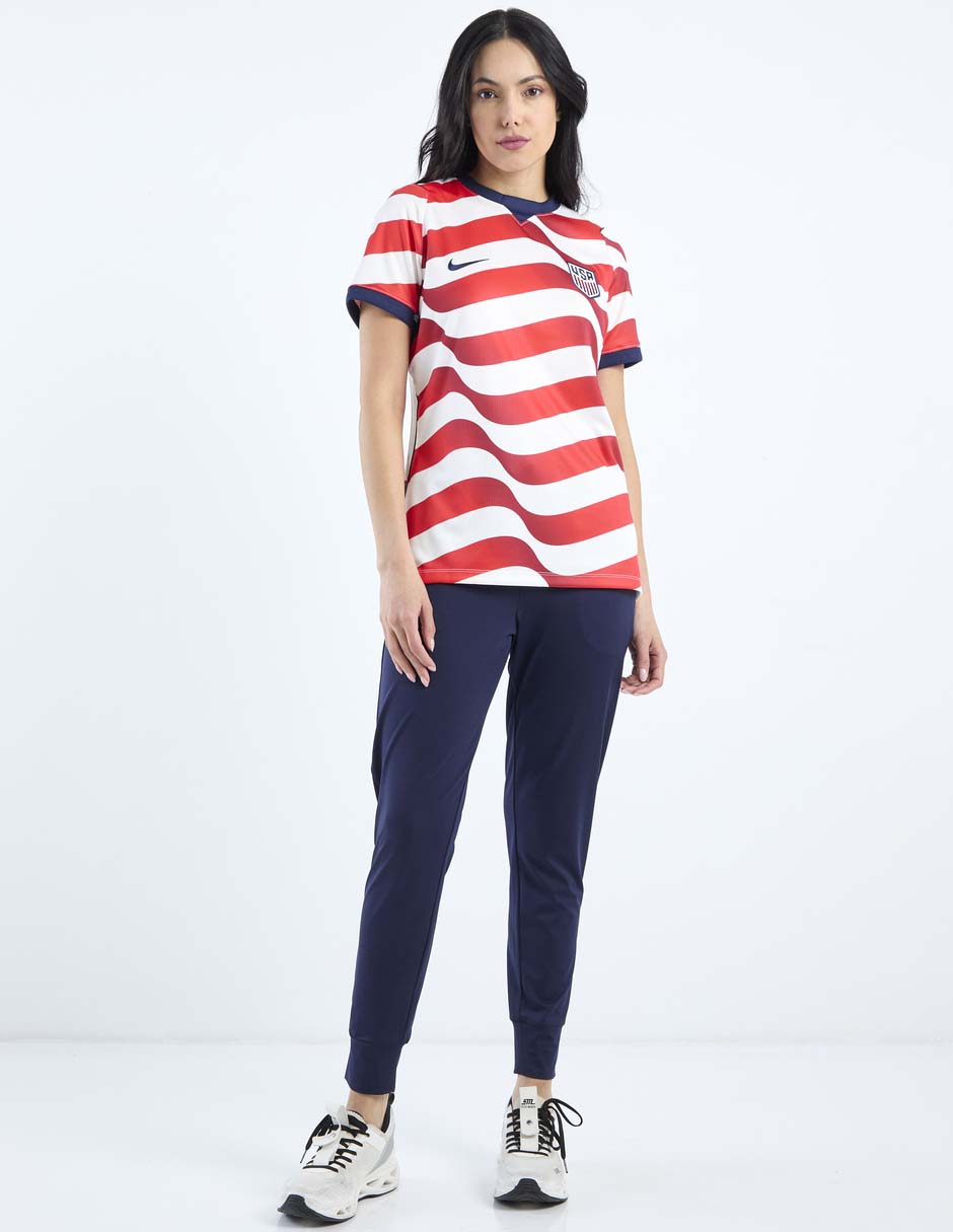 Jersey de Selección de fútbol de los Estados Unidos local manga corta Mundial Nike fan para mujer