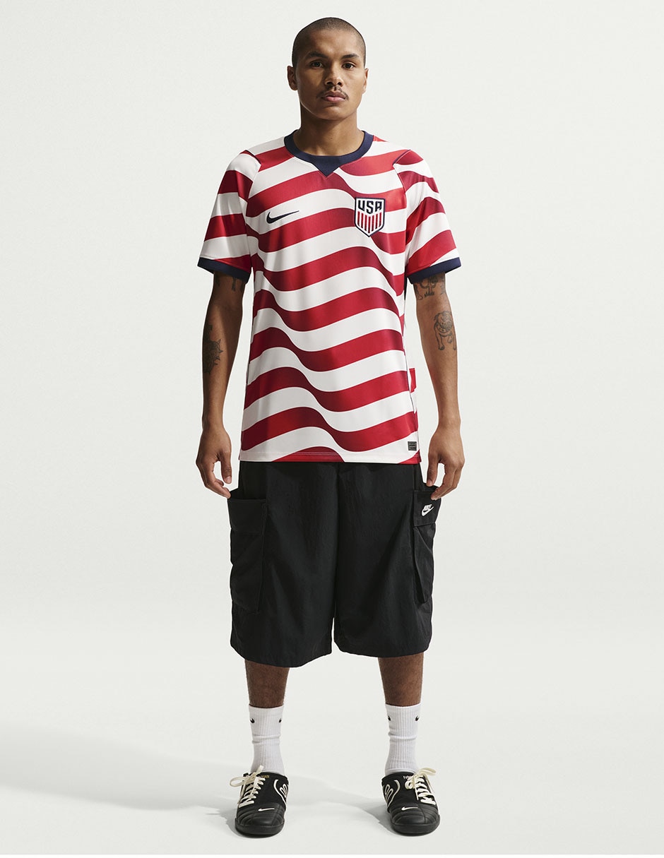 Jersey de Selección de fútbol de los Estados Unidos local fan para hombre 3