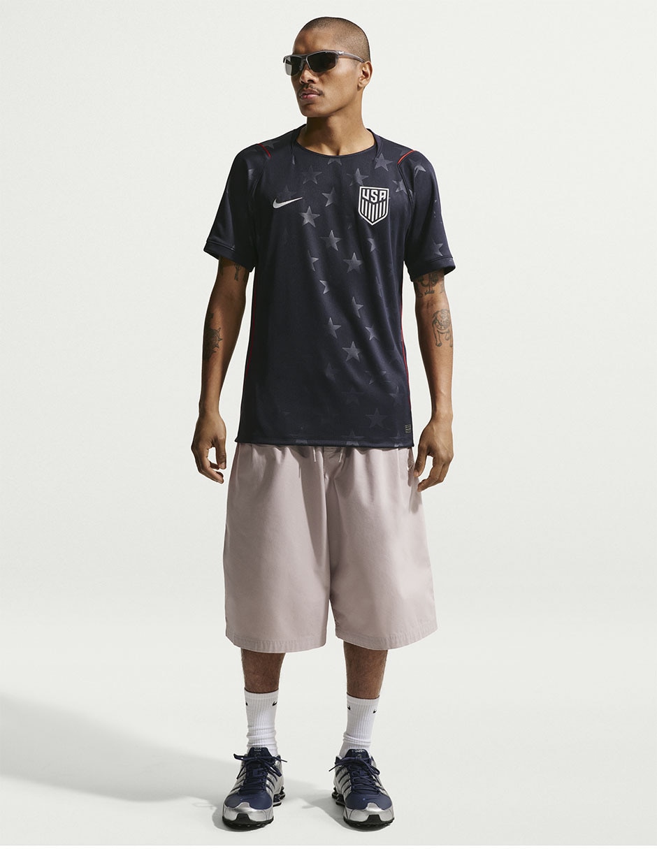 Jersey de Selección de fútbol de los Estados Unidos visitante fan para hombre 3