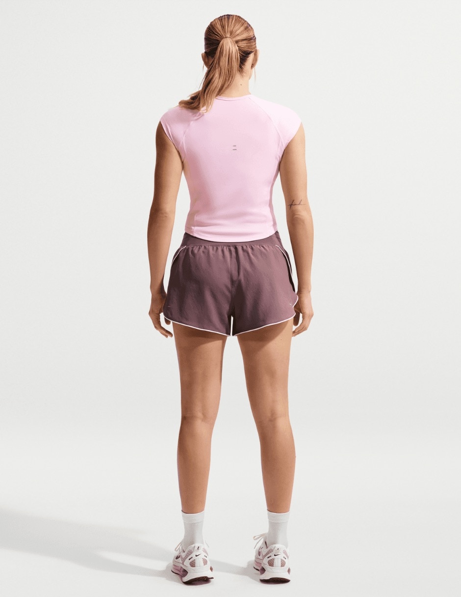 Playera deportiva para correr Nike W NK TEMPO SWOOSH RUN DF SS IF499 de mujer