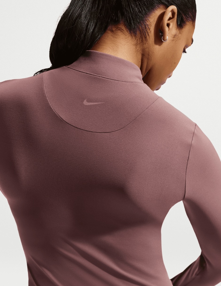 Playera deportiva para entrenamiento Nike W NK DF Zenvy FZ LS Top II392 de mujer