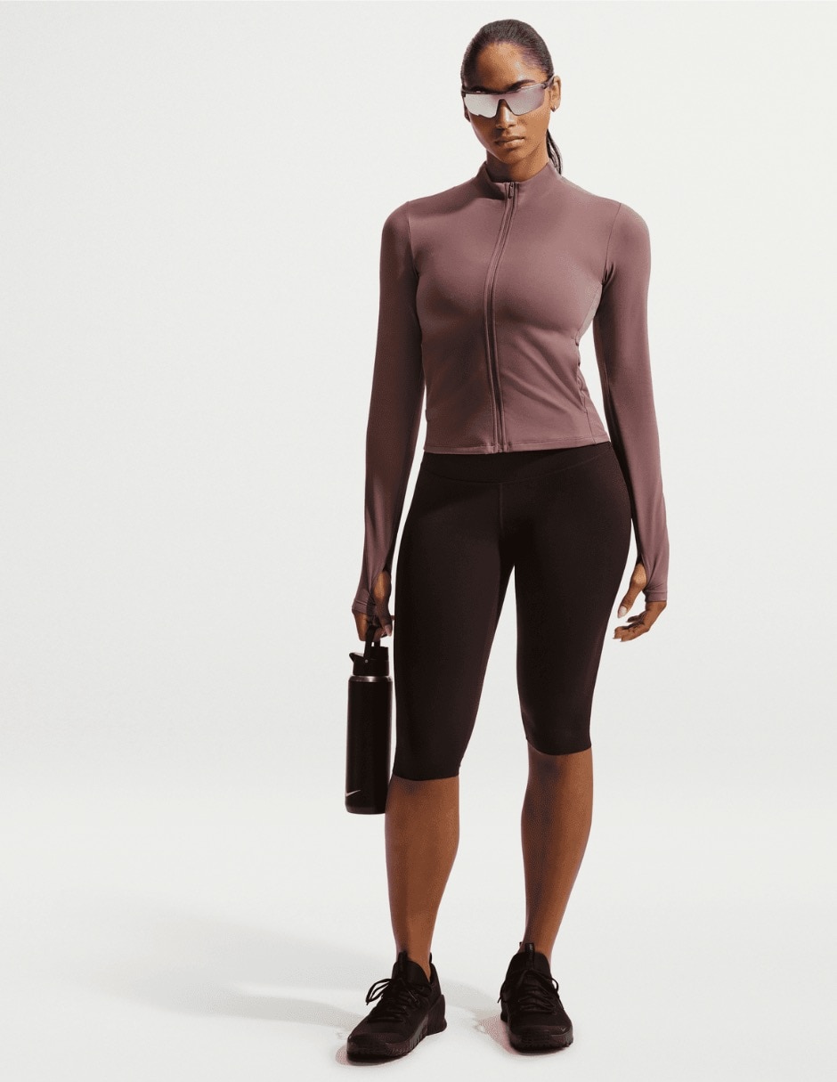 Playera deportiva para entrenamiento Nike W NK DF Zenvy FZ LS Top II392 de mujer