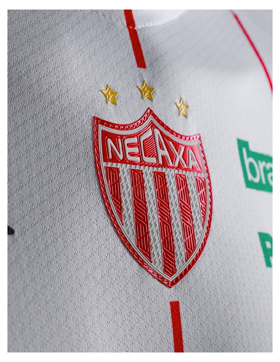 Jersey de Club Necaxa local manga corta Pirma para mujer