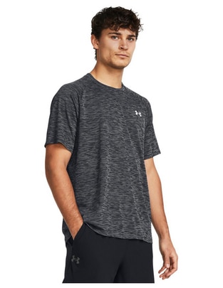 Playera deportiva para entrenamiento UA Tech Textured SS de hombre