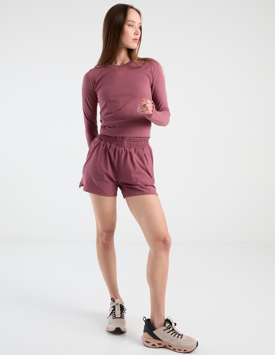Short con bolsillos Salomon Shkout Core 4 para correr mujer