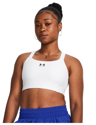 Top deportivo Ua Heatgear High para entrenamiento mujer