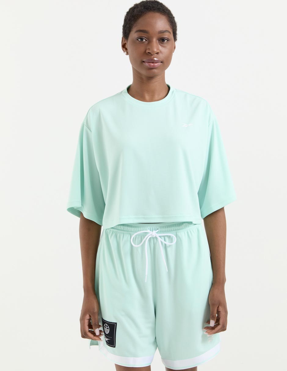 Short con bolsillos Reebok para entrenamiento mujer