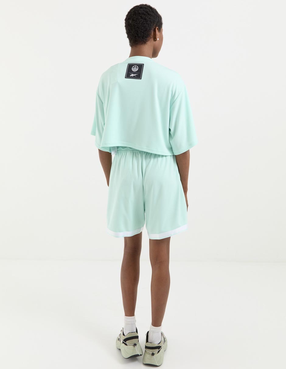 Short con bolsillos Reebok para entrenamiento mujer