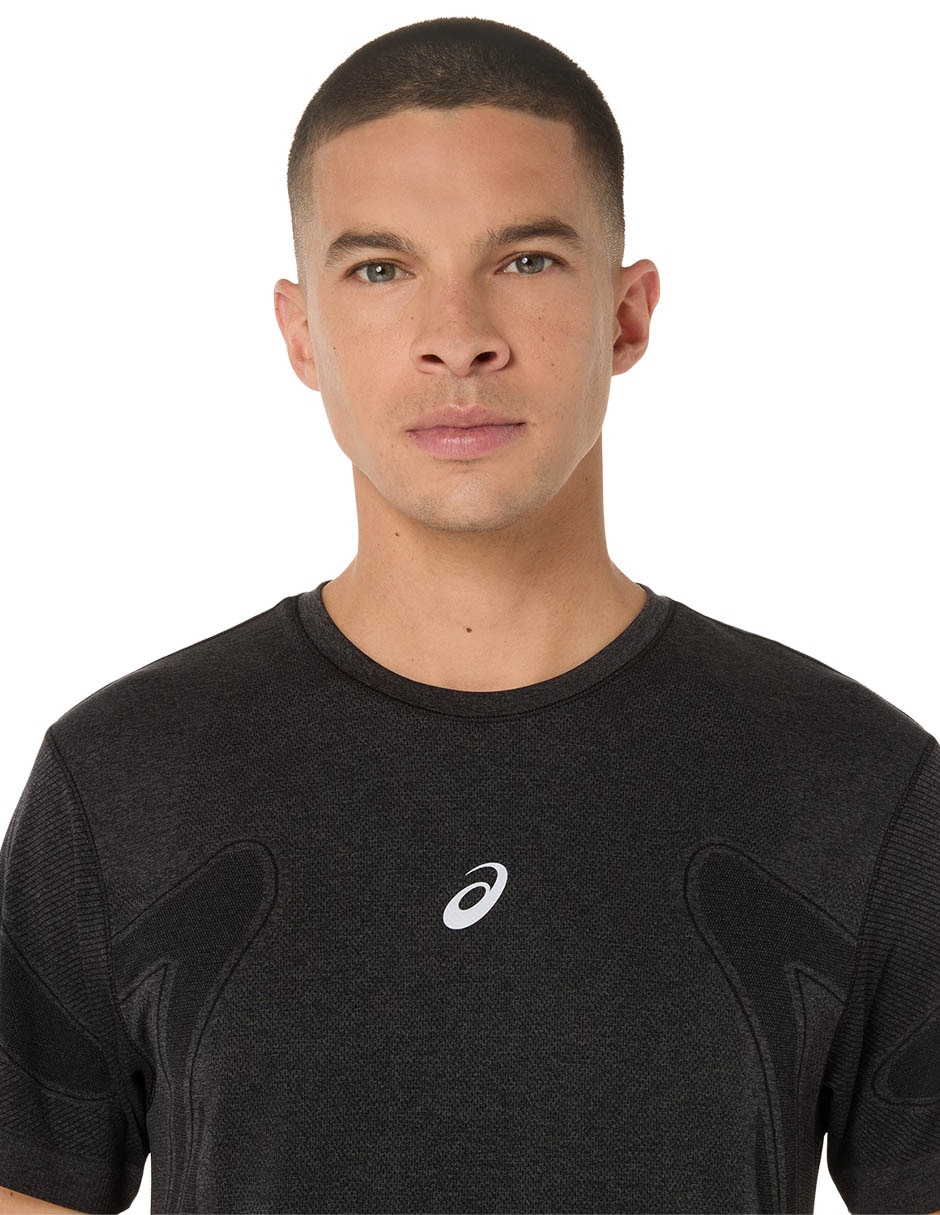 Playera deportiva para correr Road Seamless SS TOP de hombre 5