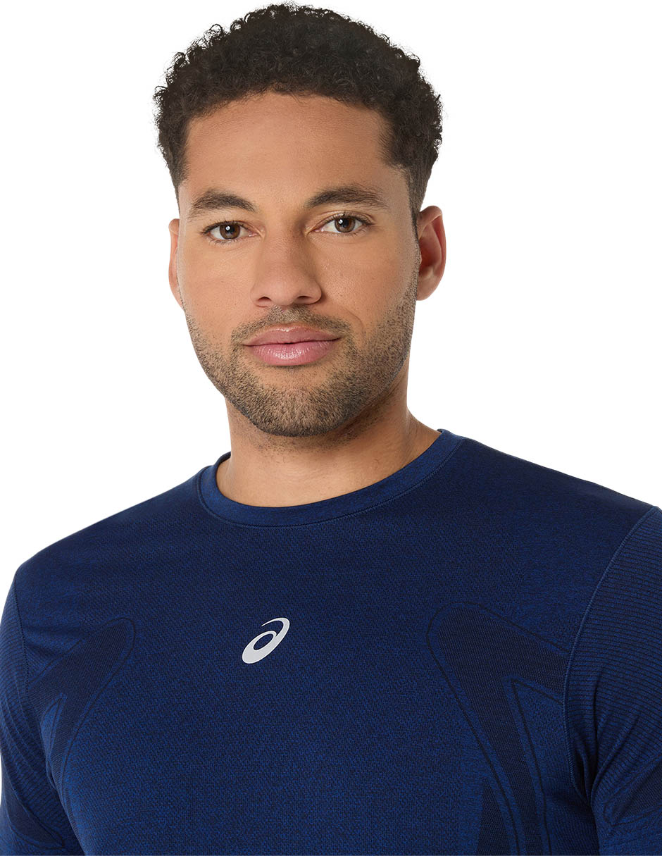 Playera deportiva para correr Road Seamless SS Top de hombre 5
