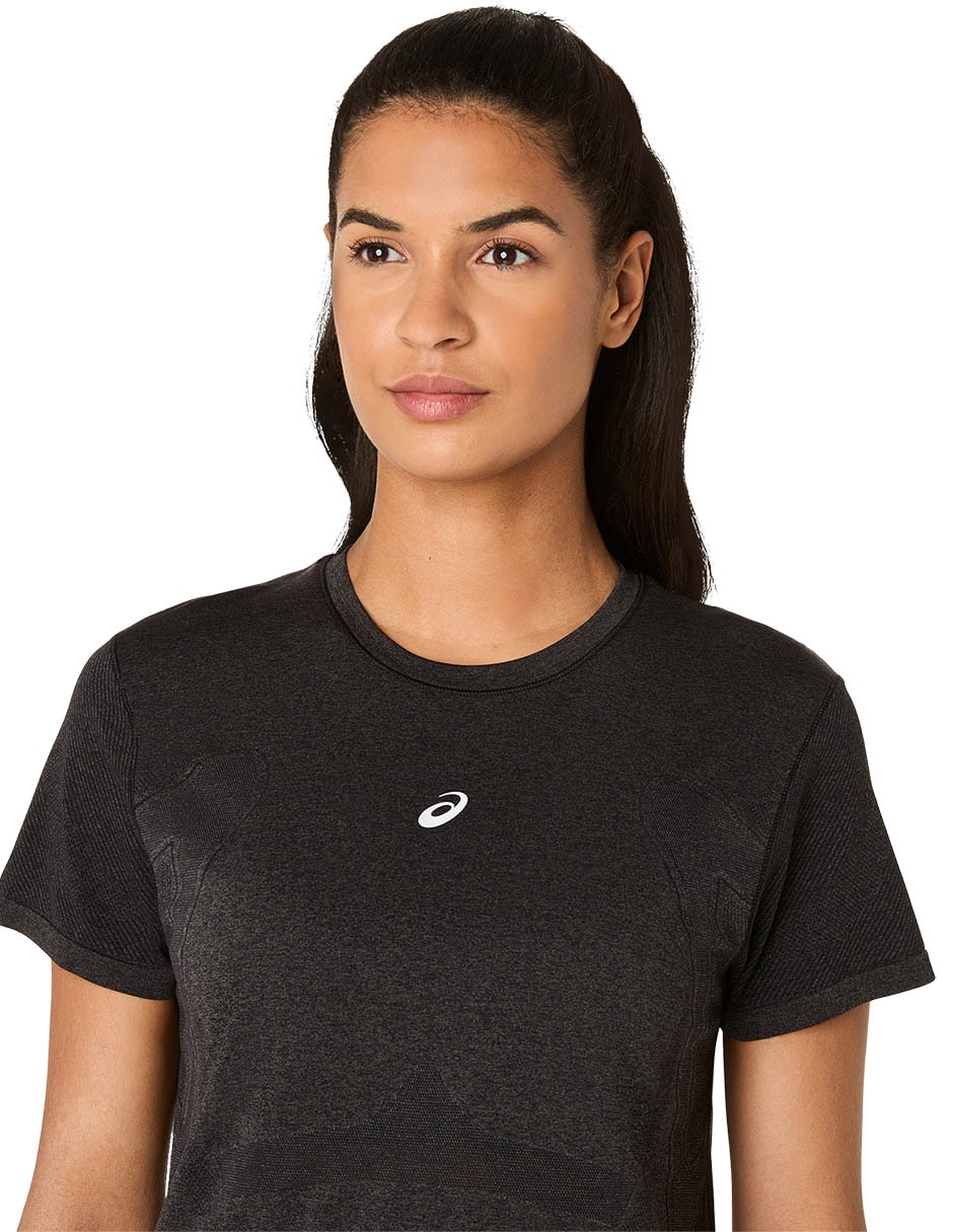 Playera deportiva para correr Asics Road Seamless SS Top de mujer