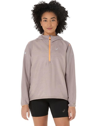 Chamarra impermeable para trail Asics Trail running para mujer