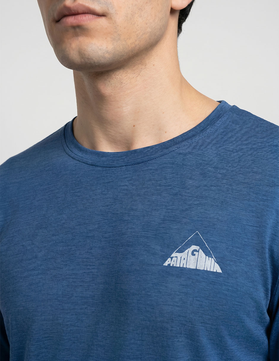 Playera deportiva outdoor Patagonia Strataspire Responsibili-Tee de hombre