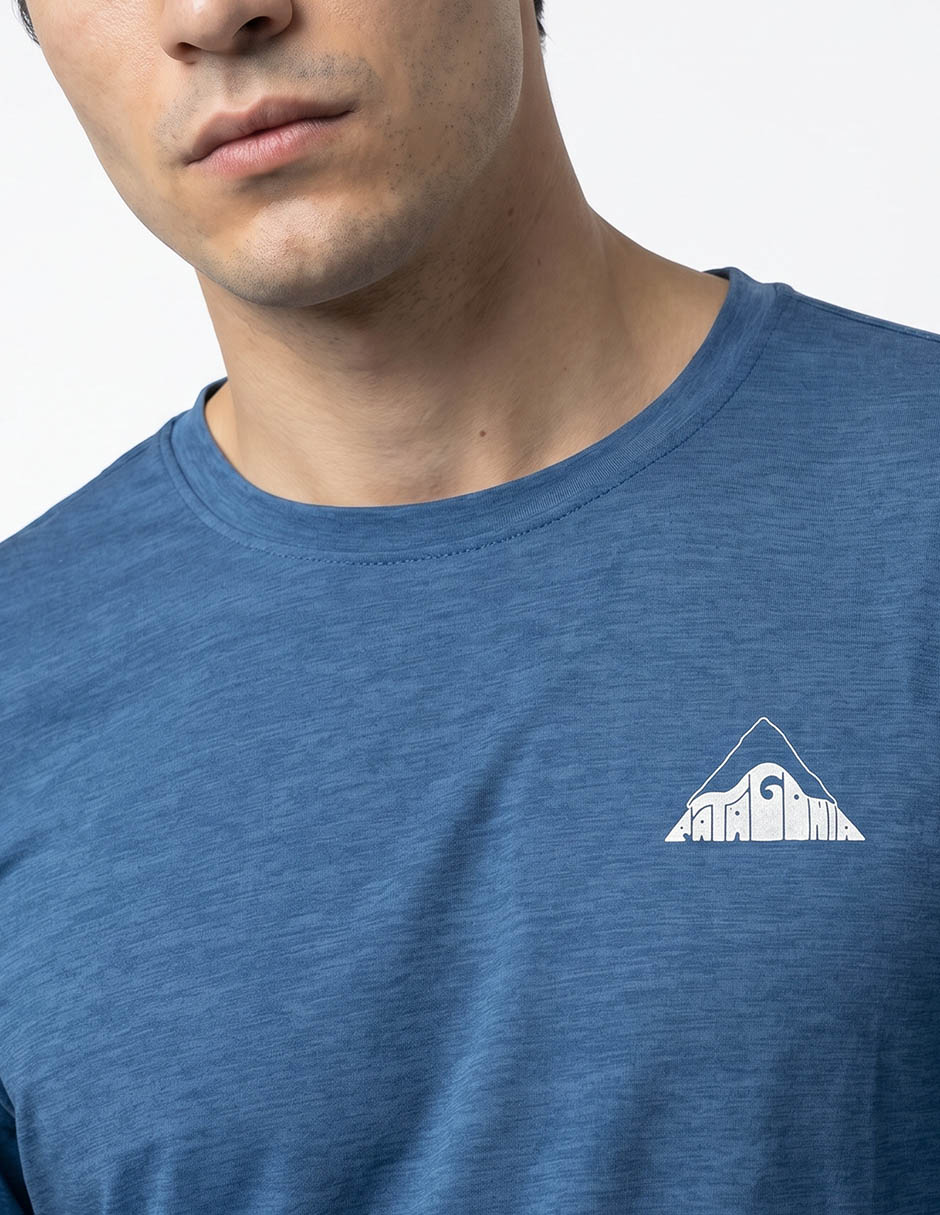 Playera deportiva outdoor Patagonia Strataspire Responsibili-Tee de hombre
