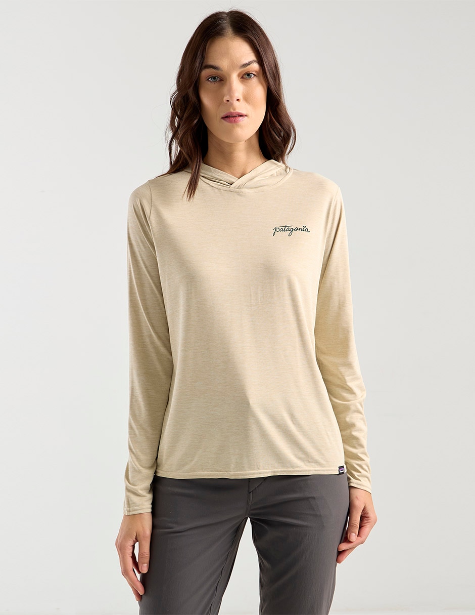 Playera deportiva outdoor Patagonia Cap Cool Daily Graphic de mujer