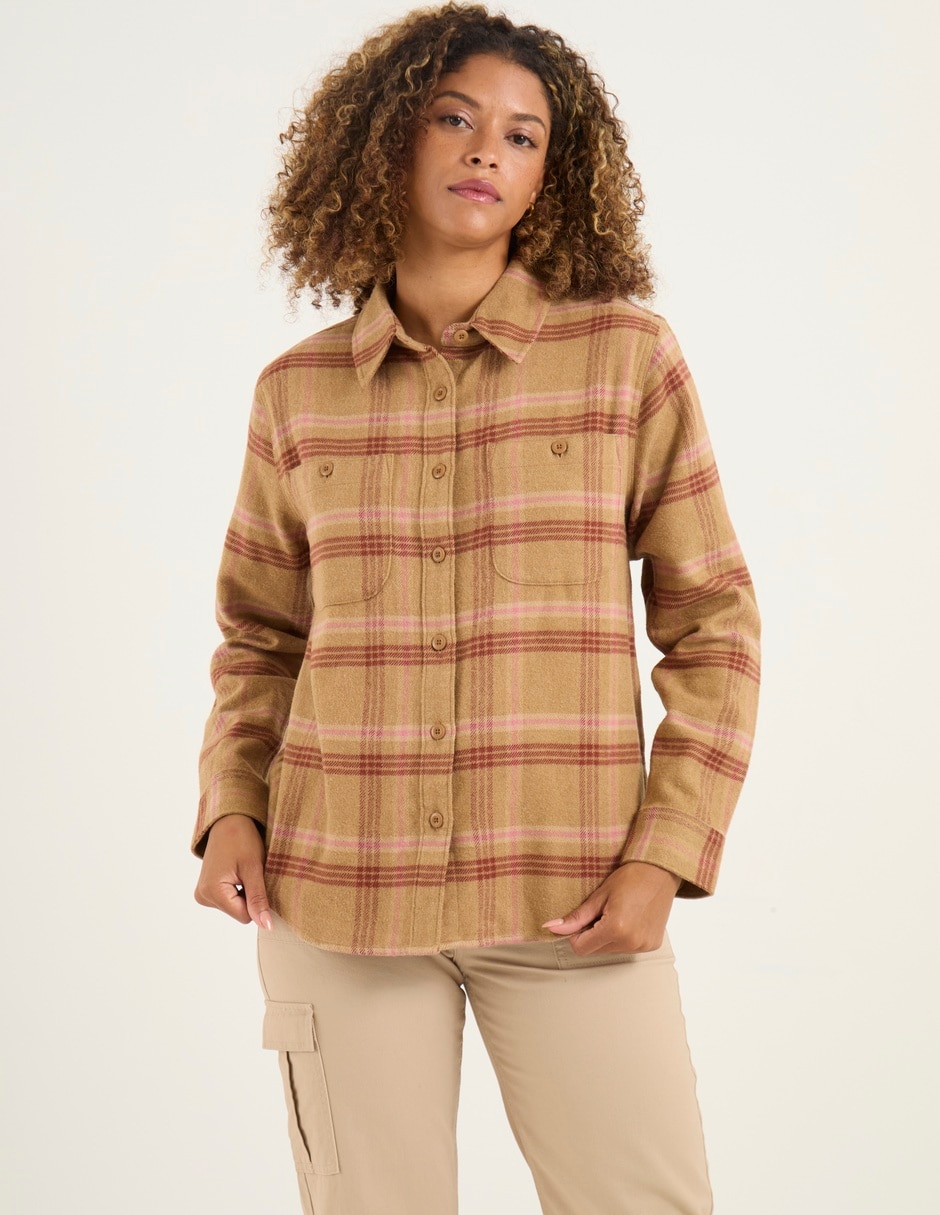 Camisa deportiva outdoor Fjord Flannel para mujer
