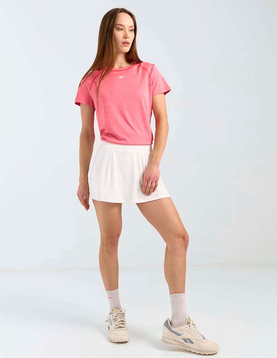 Playera deportiva para entrenamiento Reebok Id Core Melange de mujer