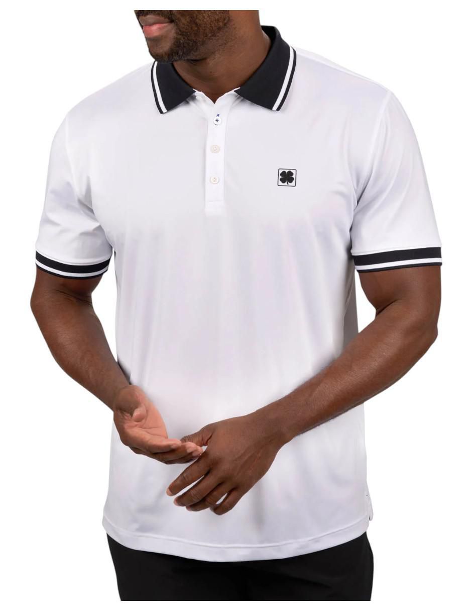 Playera tipo polo casual Black Clover para hombre