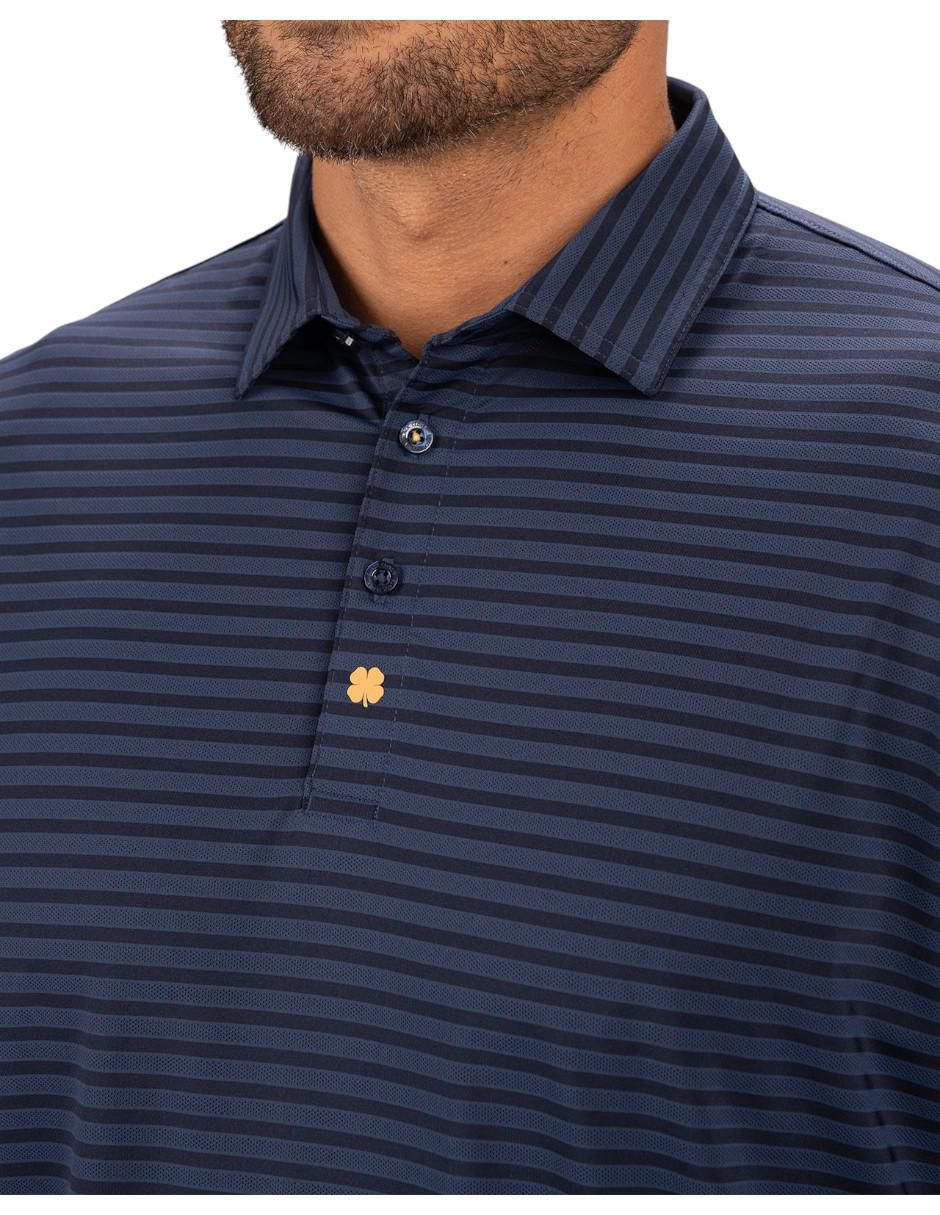 Playera tipo polo casual Black Clover para hombre