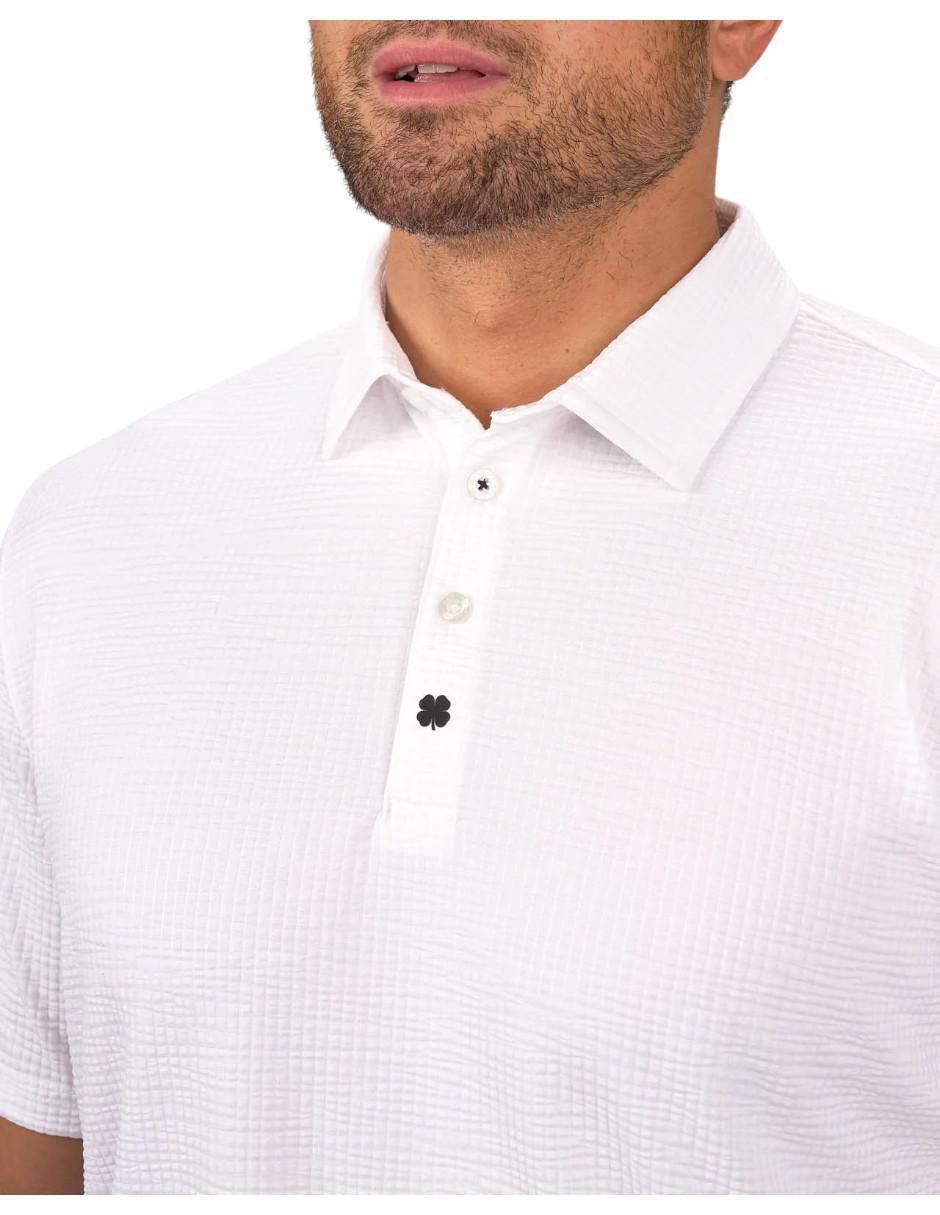 Playera tipo polo casual para hombre