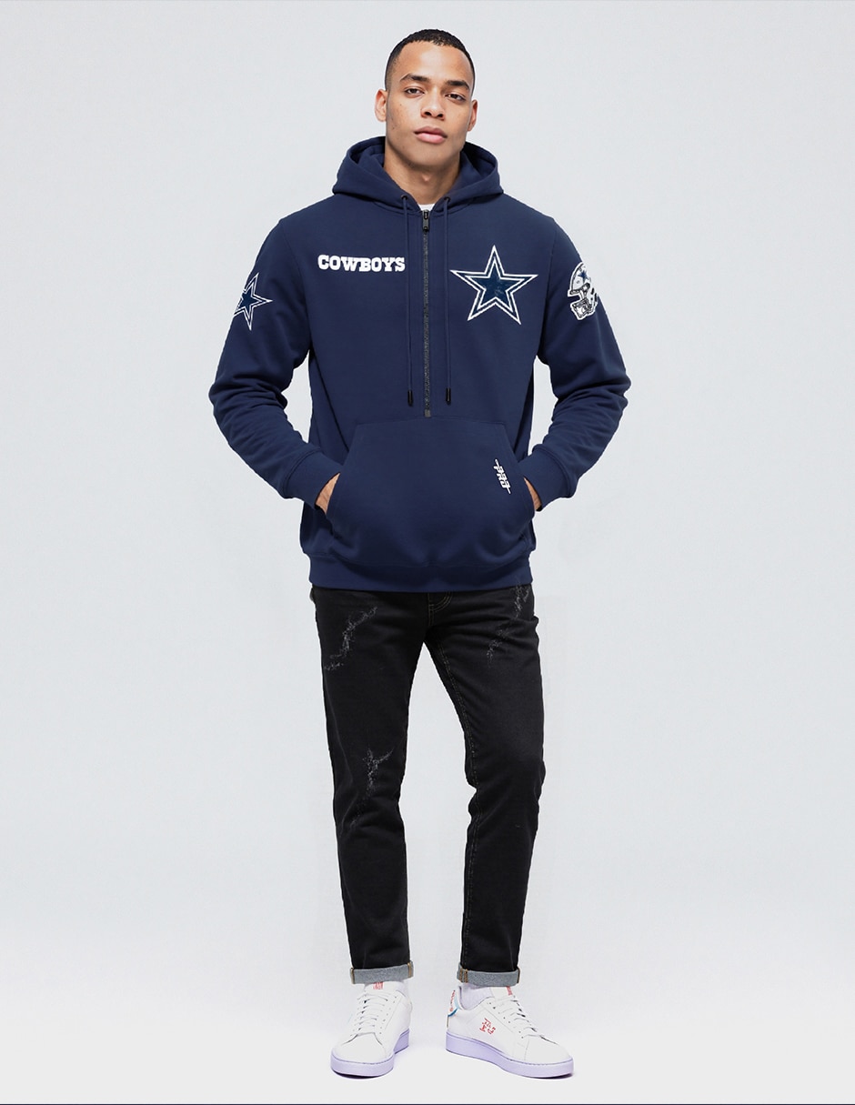 Sudadera Pro Standard con cierre Dallas Cowboys para hombre