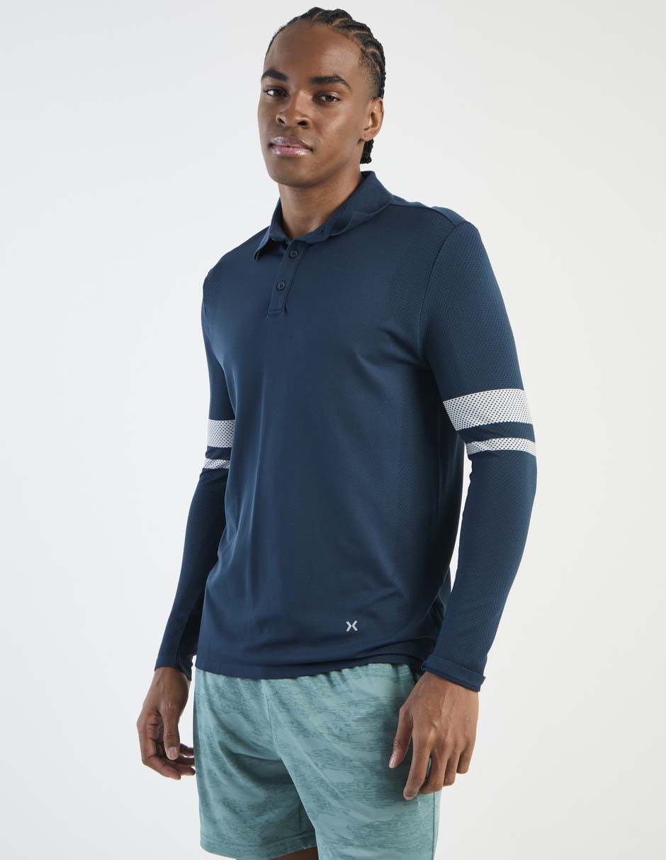 Playera tipo polo deporte con raqueta para hombre Playera tipo polo deporte con raqueta para hombre