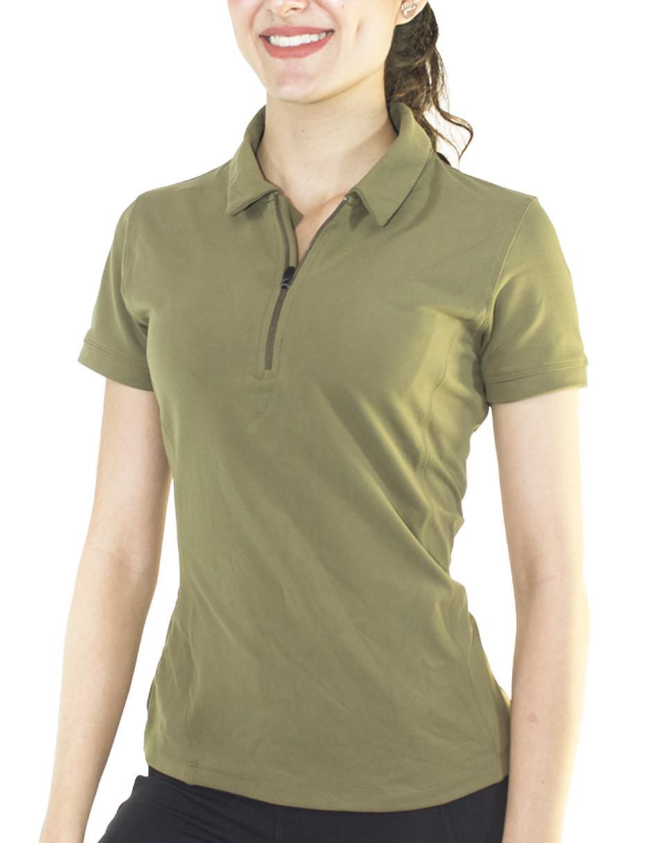 Playera tipo polo Assh para mujer