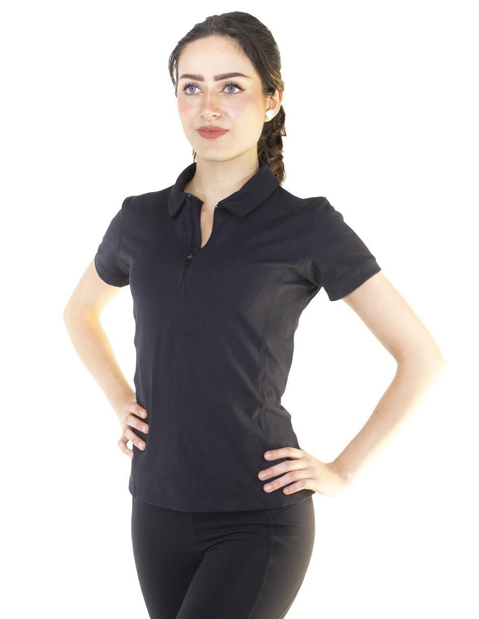 Playera tipo polo entrenamiento Assh para mujer