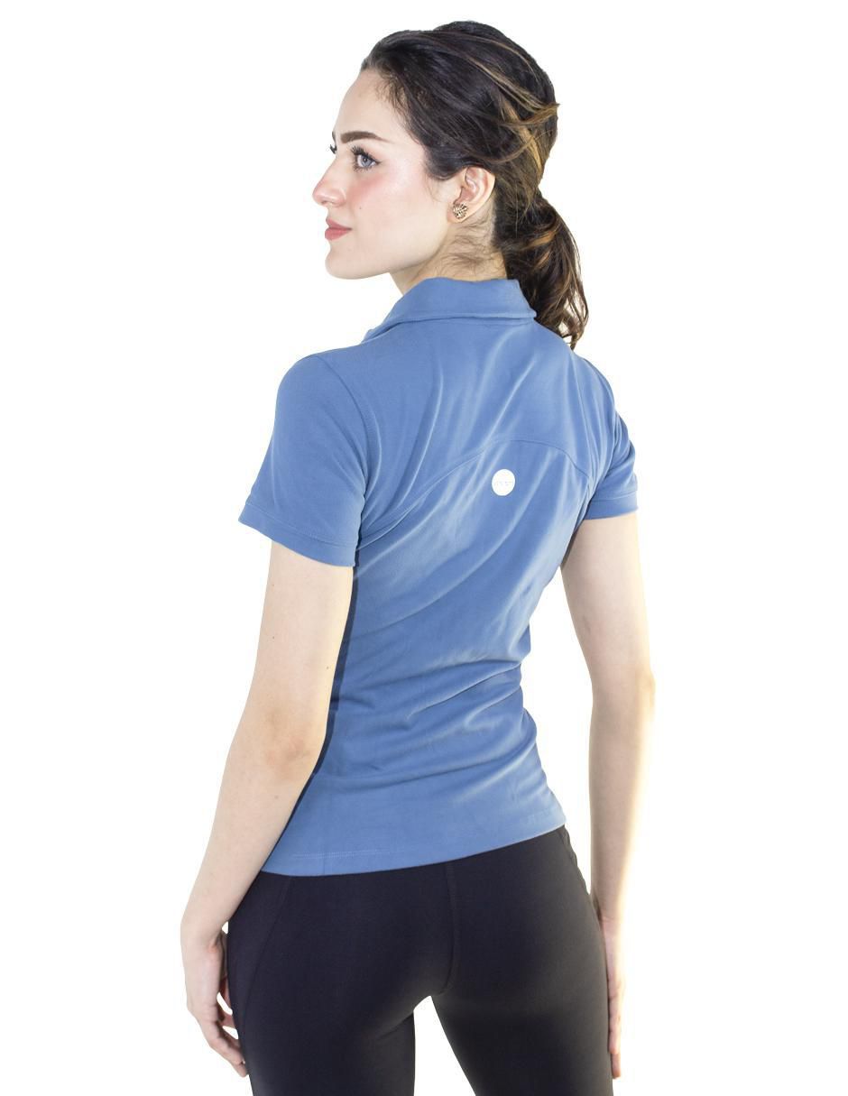 Playera tipo polo para mujer 4