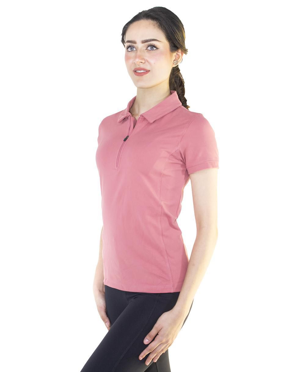 Playera tipo polo para mujer 2