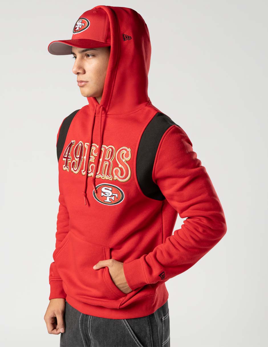 Sudadera para fútbol americano Ne Leisure con capucha y bolsa San Francisco 49ers para hombre 4