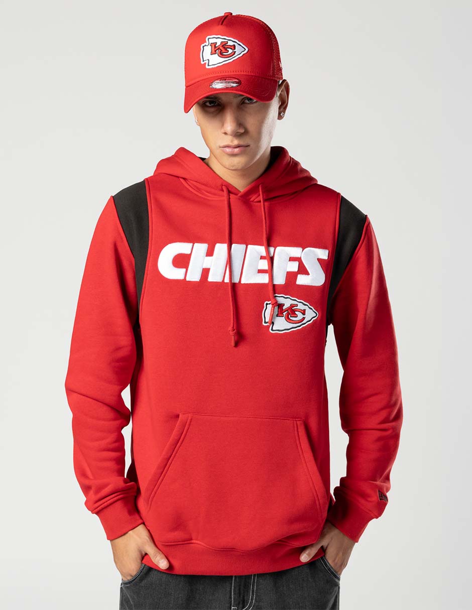 Sudadera para fútbol americano Ne Leisure con capucha y bolsa Kansas City Chiefs para hombre