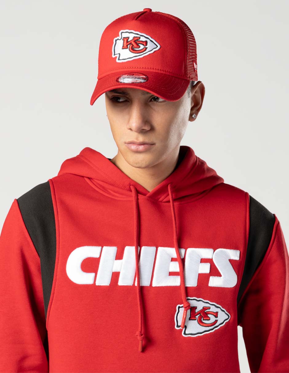 Sudadera para fútbol americano Ne Leisure con capucha y bolsa Kansas City Chiefs para hombre 2