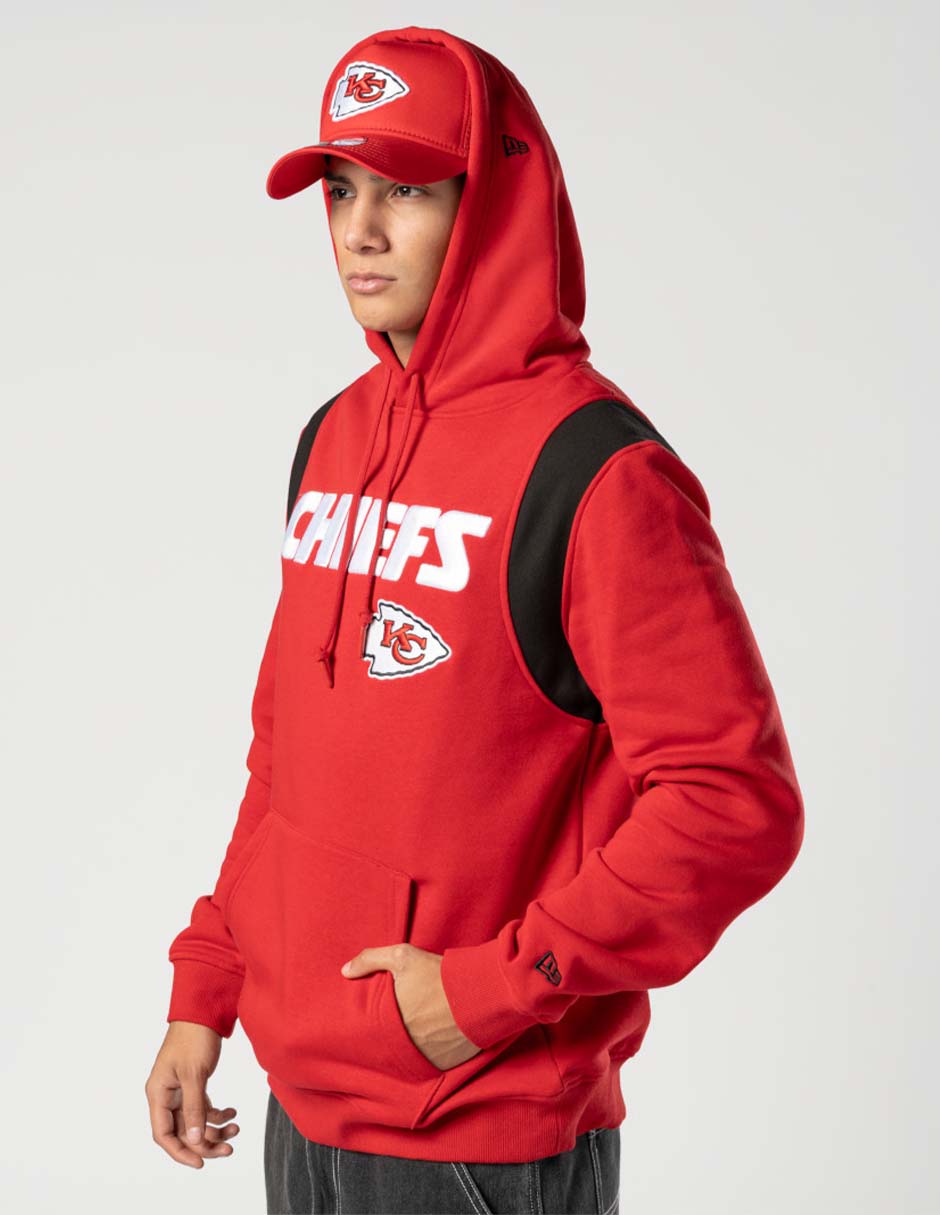 Sudadera para fútbol americano Ne Leisure con capucha y bolsa Kansas City Chiefs para hombre 3