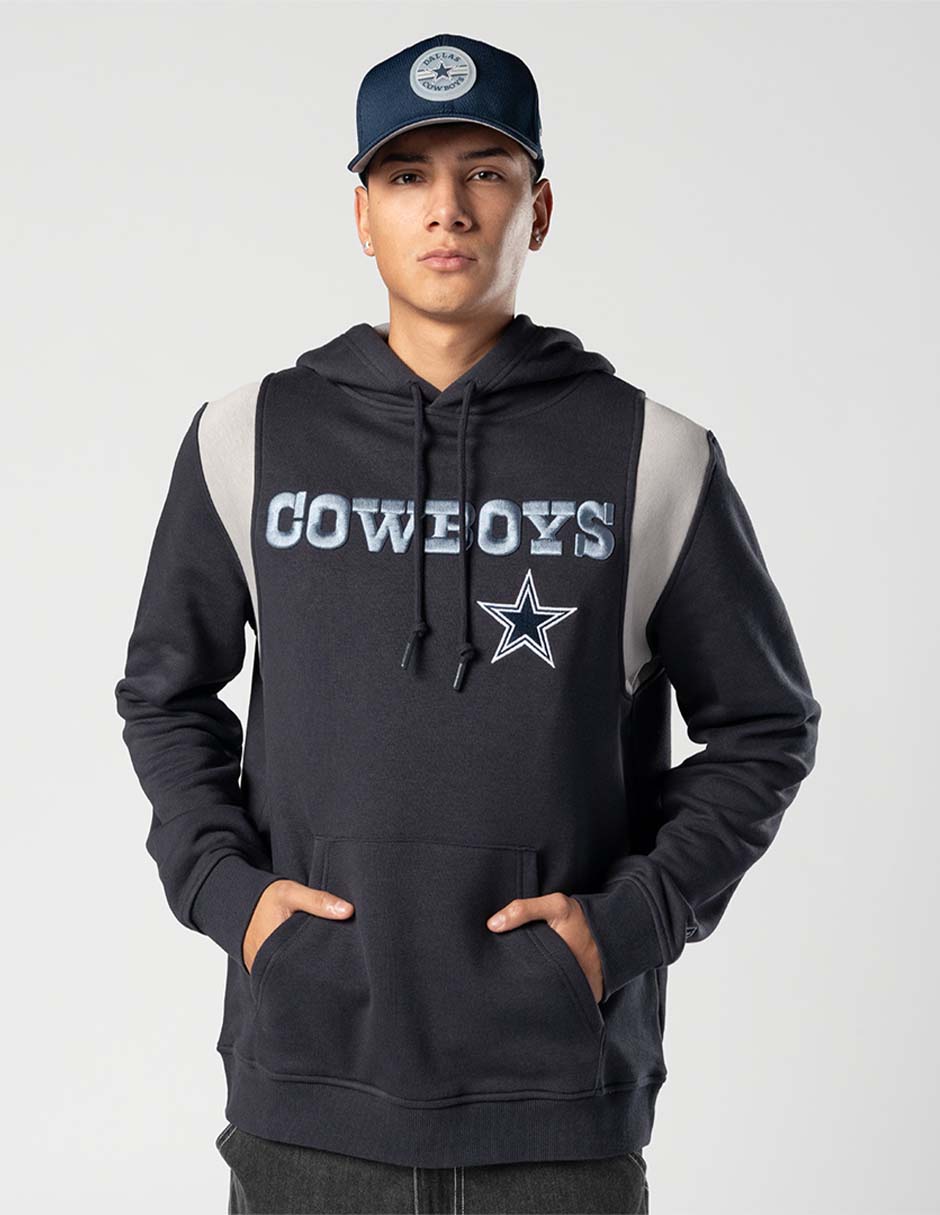 Sudadera para fútbol americano Ne Leisure con capucha y bolsa Dallas Cowboys para hombre