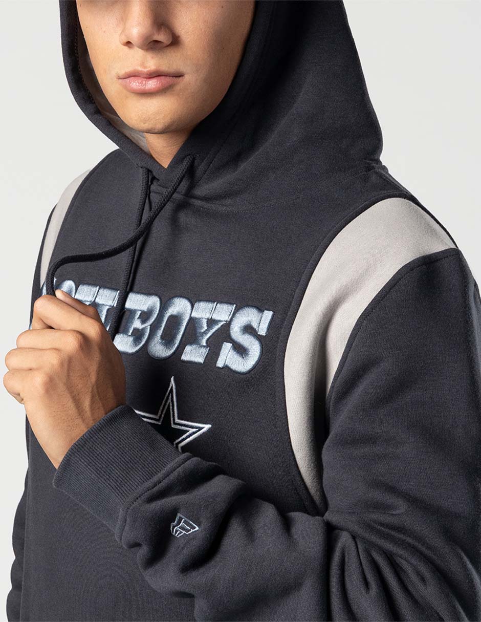 Sudadera para fútbol americano Ne Leisure con capucha y bolsa Dallas Cowboys para hombre 3
