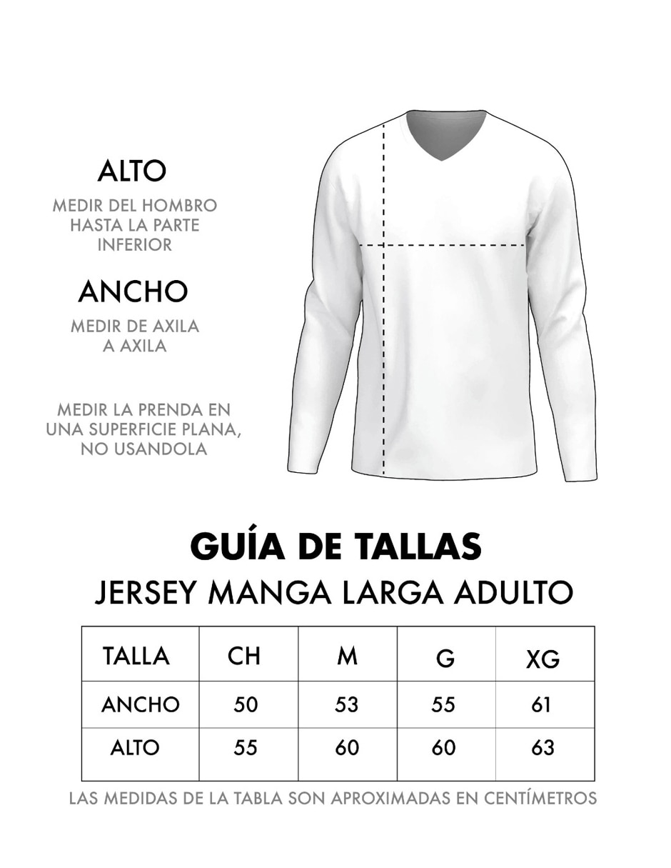 Jersey de Pumas de la UNAM conmemorativo manga larga Garra Azul fan para hombre